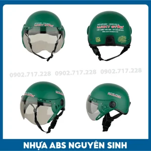 Nón bảo hiểm in logo Cáp điện Lucky Star