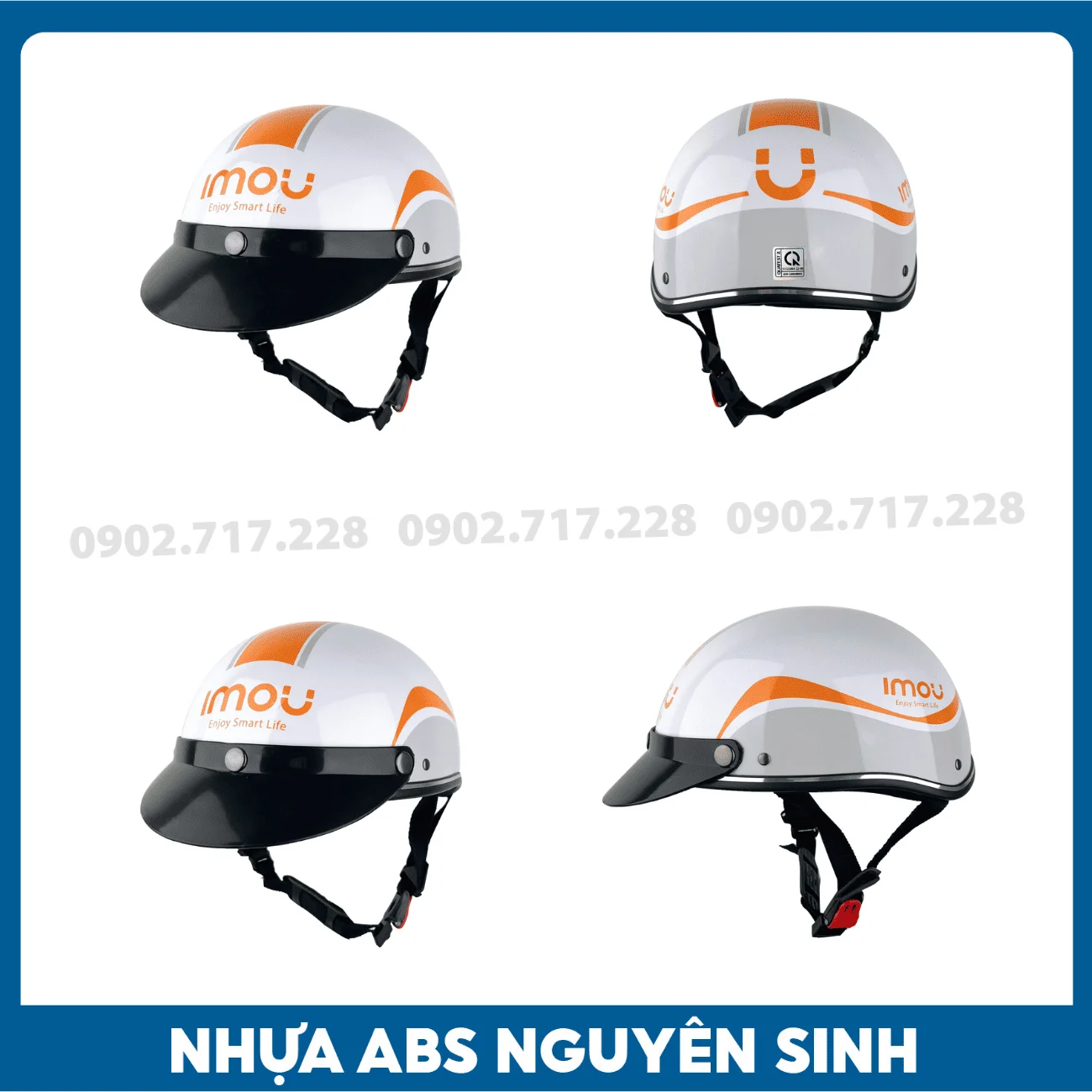 Nón bảo hiểm in logo Công ty Camera IMOU
