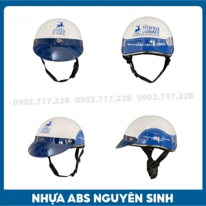 Nón bảo hiểm in logo Công ty Deerfield Donace