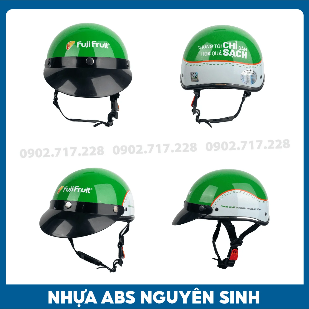 Nón bảo hiểm in logo Công ty Fuji Fruit