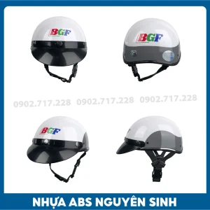 Nón bảo hiểm in logo Công ty BGF