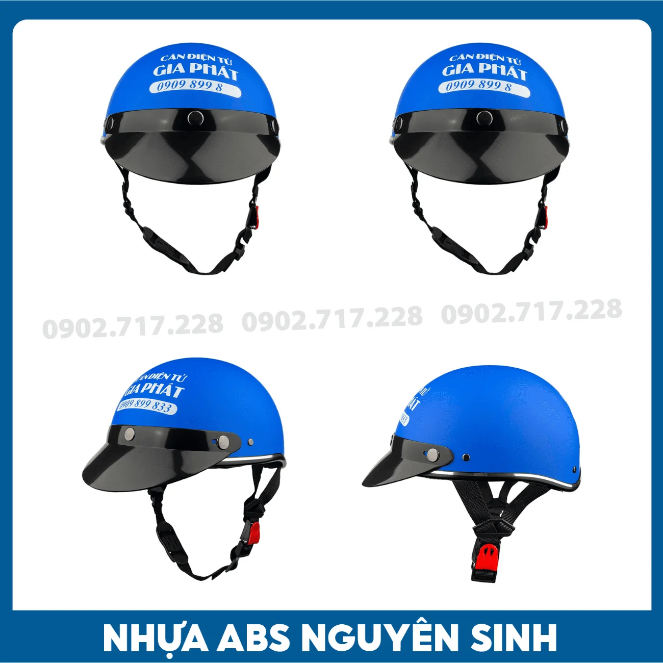Nón bảo hiểm in logo Cân Gia Phát
