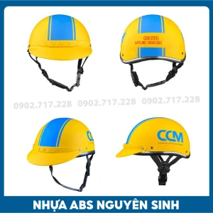 Nón bảo hiểm in logo Công ty CCM Steel
