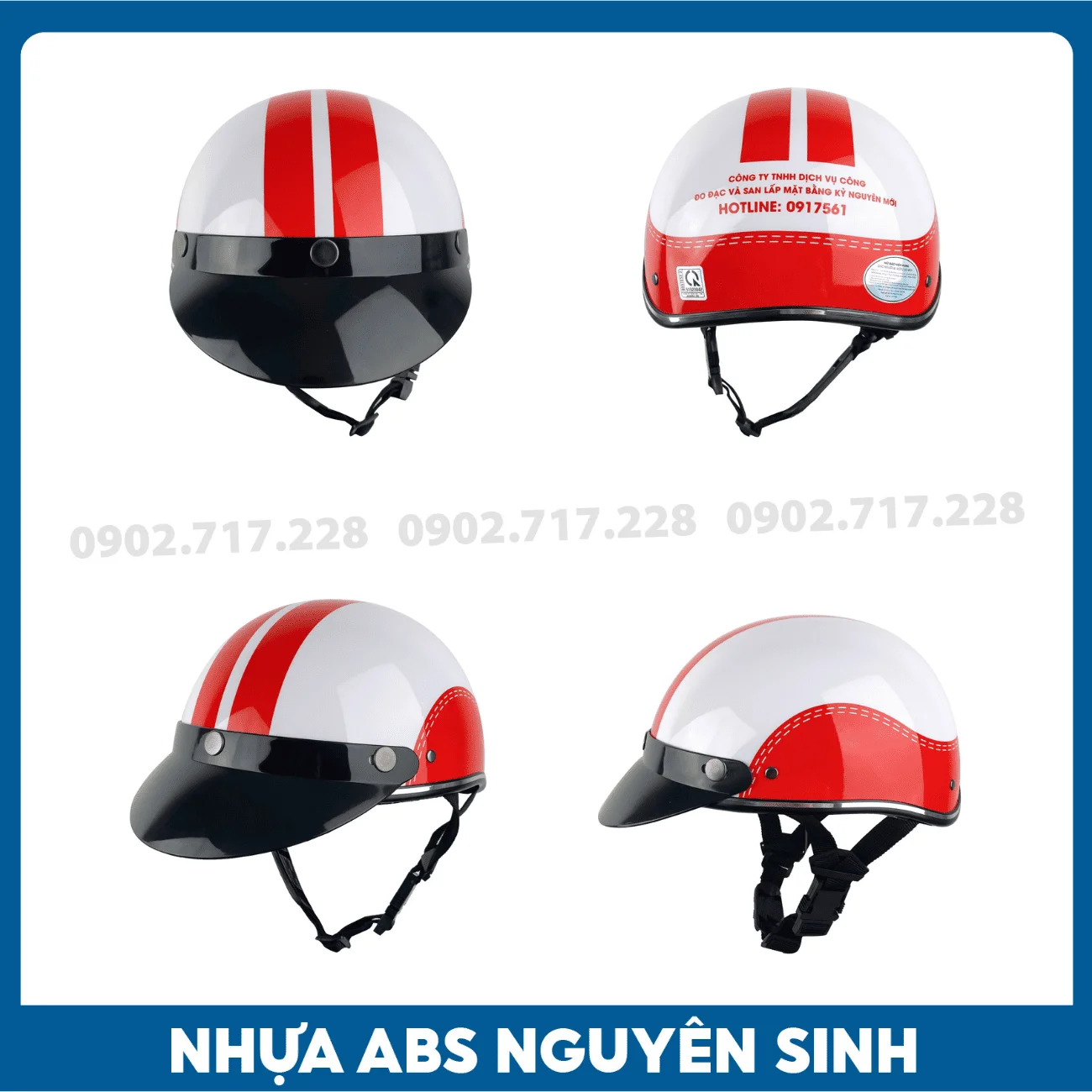 Nón bảo hiểm in logo Công ty Kỷ Nguyên Mới