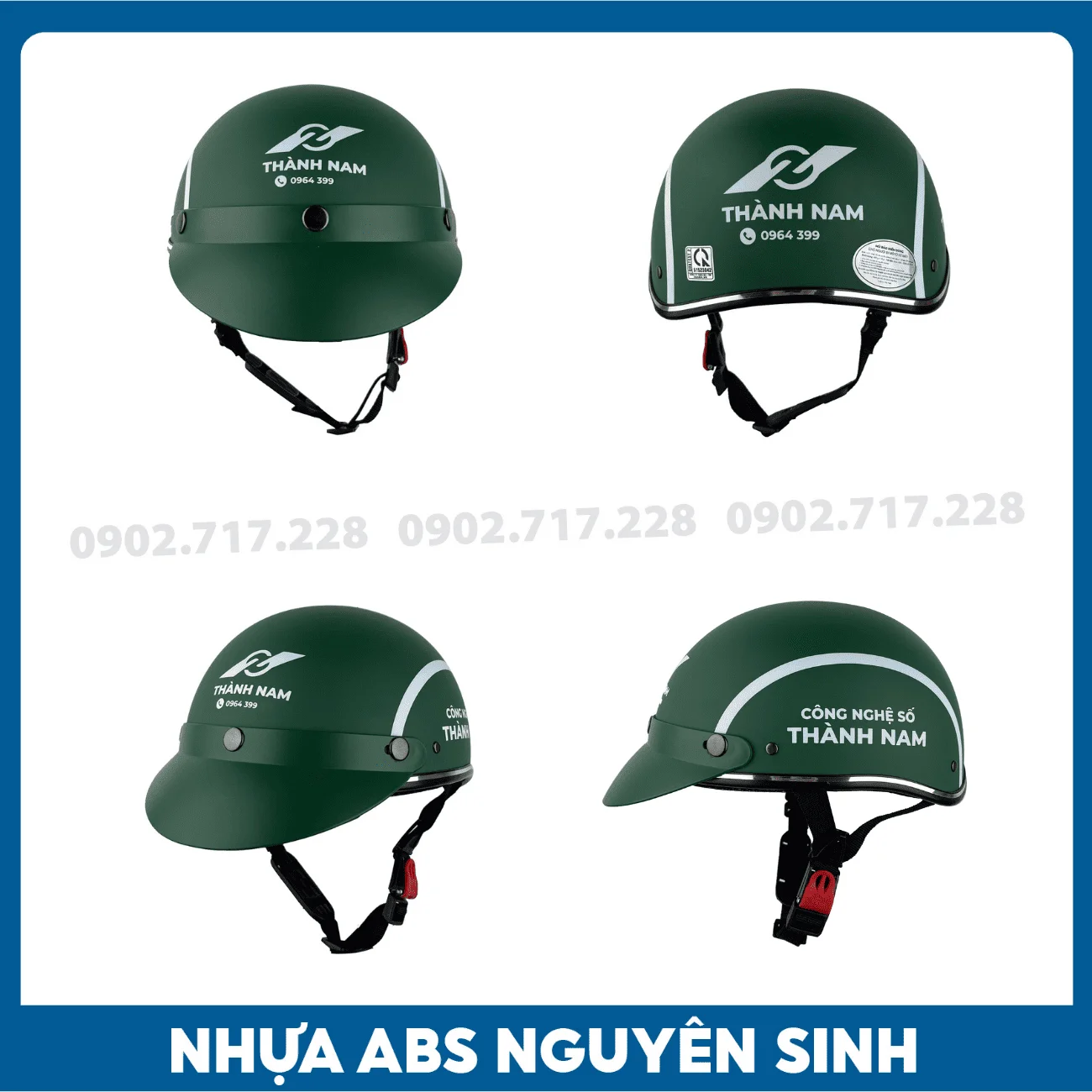 Nón bảo hiểm in logo Công ty Thành Nam