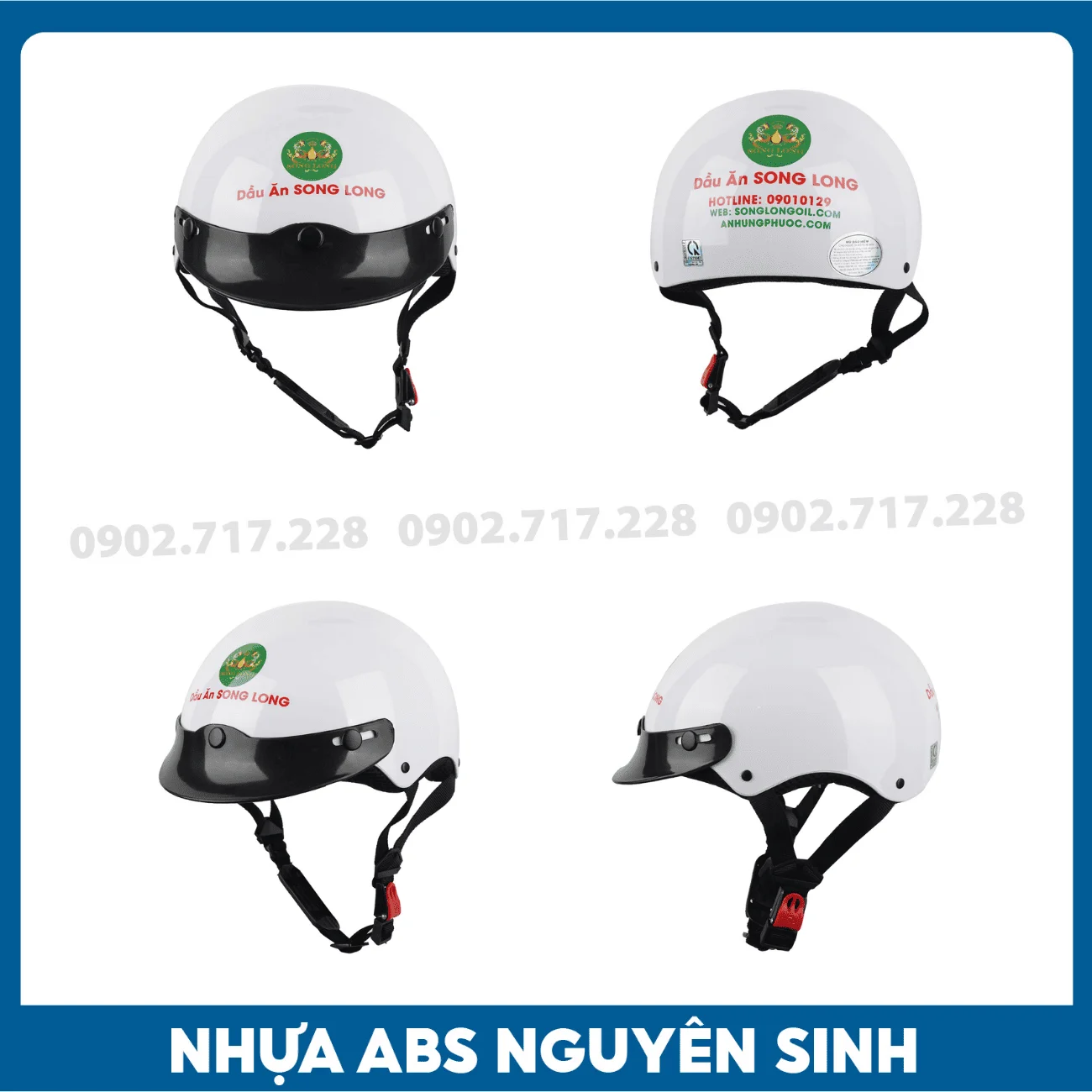 Nón bảo hiểm in logo Dầu ăn Song Long