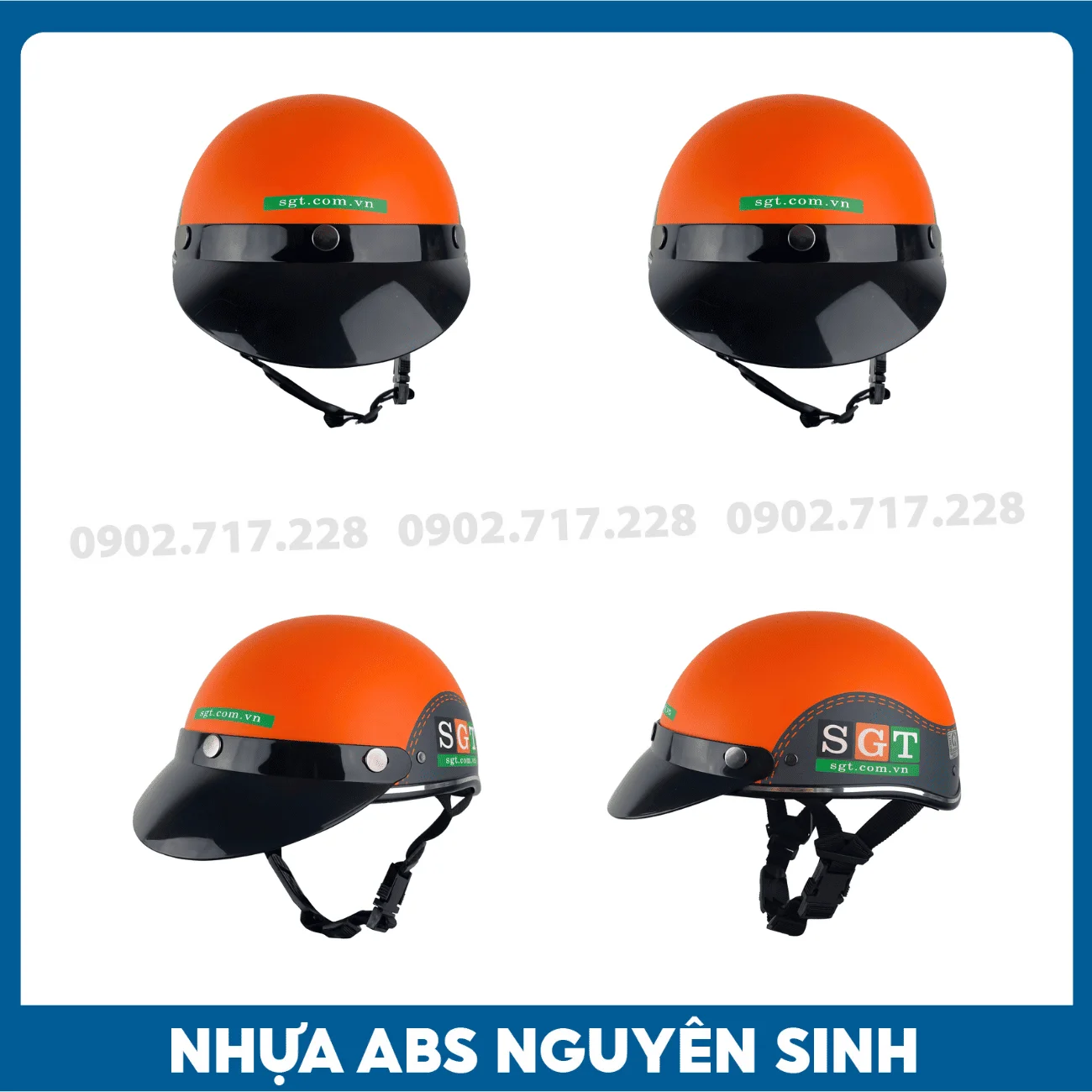 Nón bảo hiểm in logo Điện máy SGT