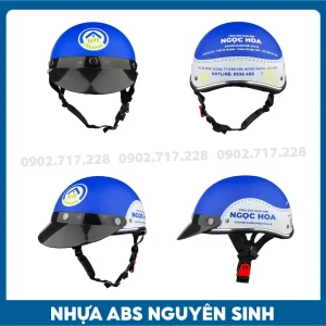 Nón bảo hiểm in logo Gạch men Ngọc Hoa
