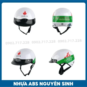 Nón bảo hiểm in logo GAS 24