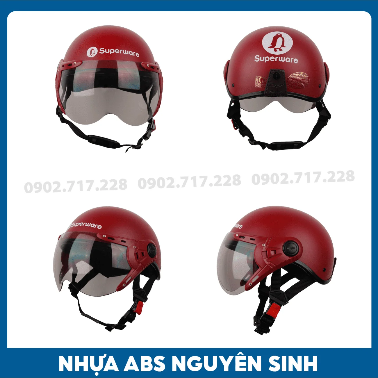 Nón bảo hiểm in logo Gia dụng Superware