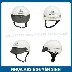 Nón bảo hiểm in logo Nhôm An Phát
