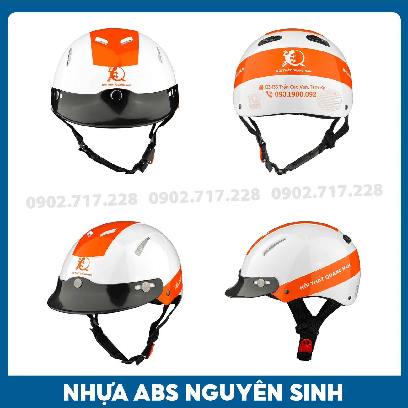 Nón bảo hiểm in logo Nội thất Quảng Nam