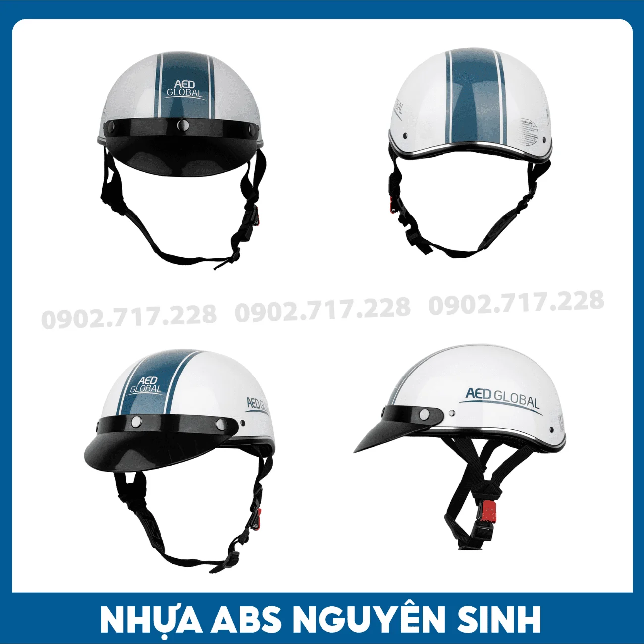 Nón bảo hiểm in logo Tập đoàn AED Global