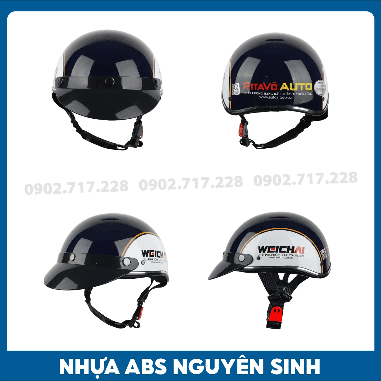 Nón bảo hiểm in logo Tập đoàn RitaVÕ