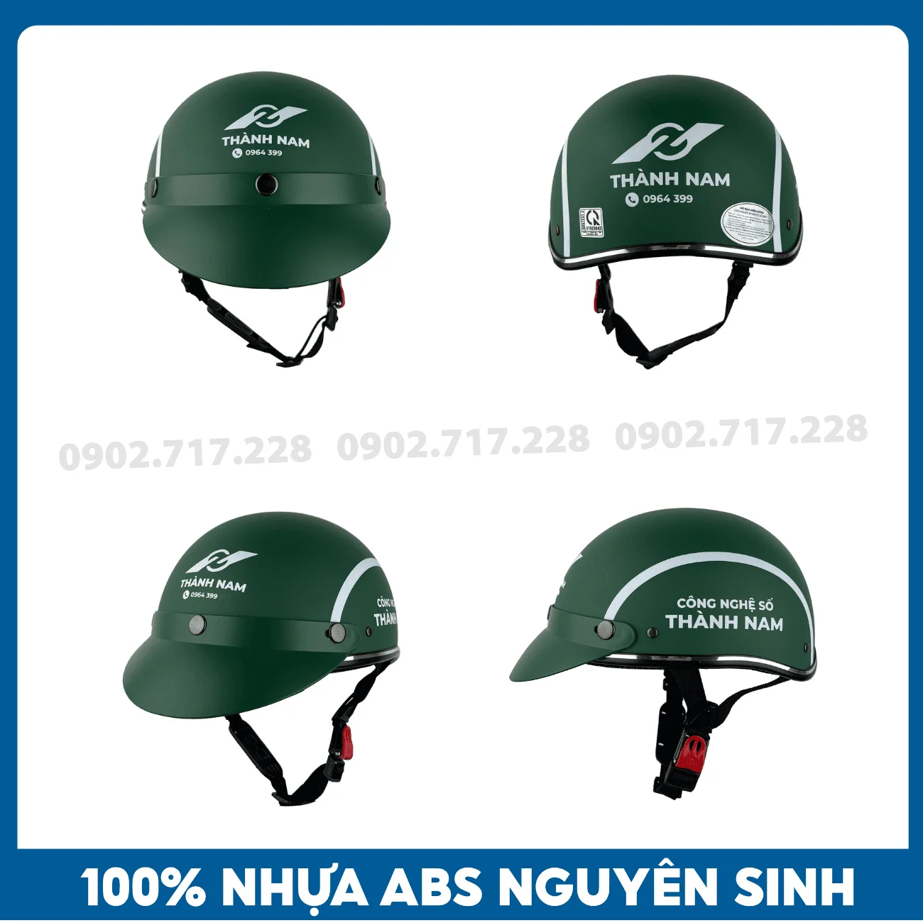 Nón bảo hiểm in logo Công ty Thành Nam