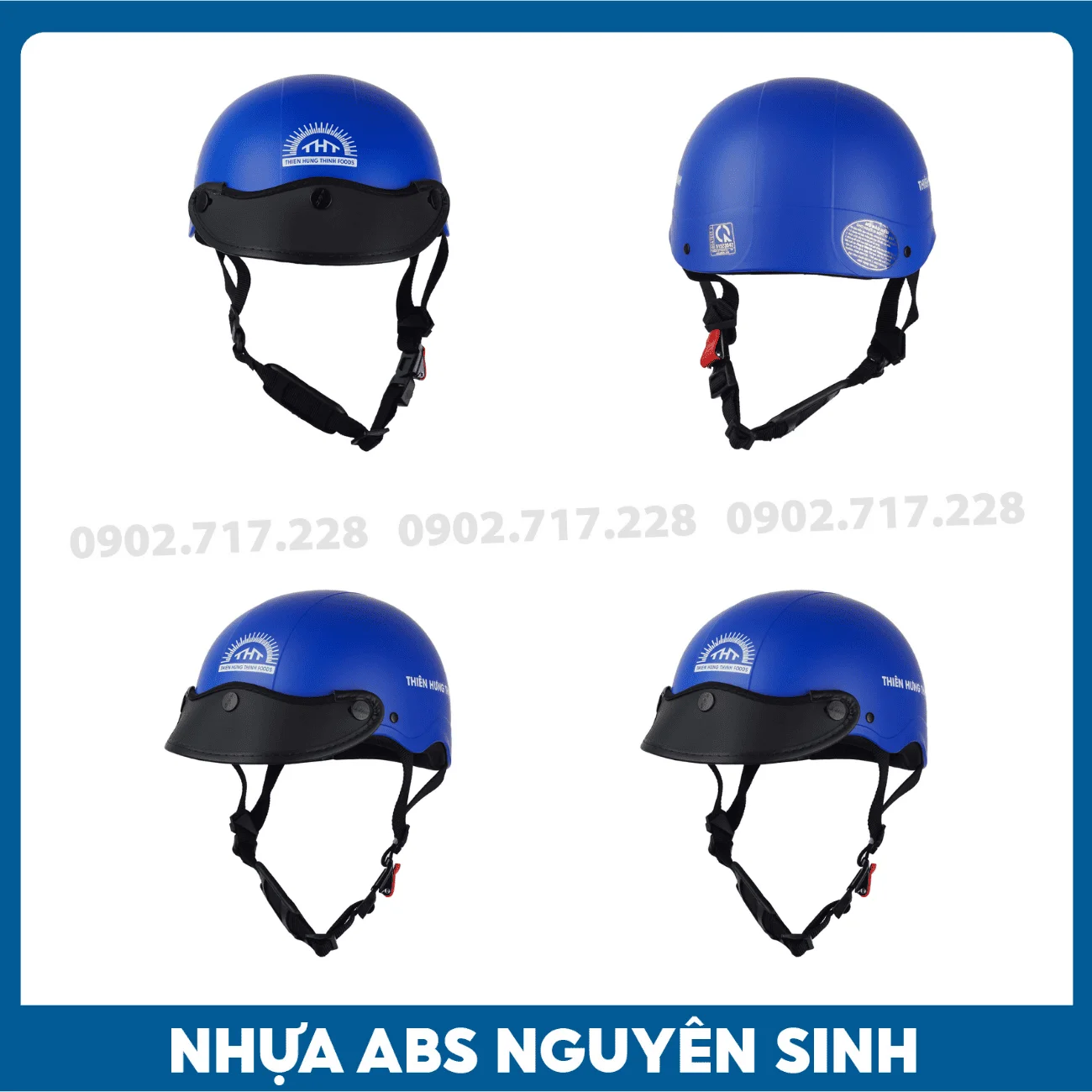 Nón bảo hiểm in logo Thiên Hưng Thịnh Foods