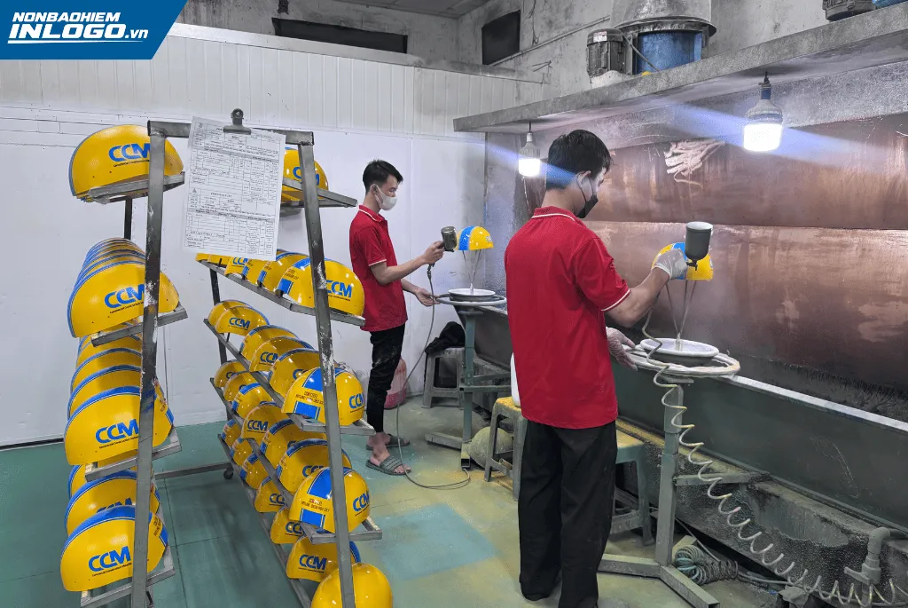 Sản xuất nón bảo hiểm Quảng Ninh quy trình chuyên nghiệp
