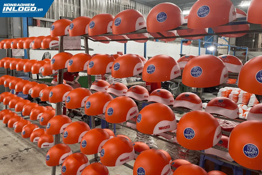 Sản xuất nón bảo hiểm in logo khu công nghiệp Đắk Lắk cho các công ty