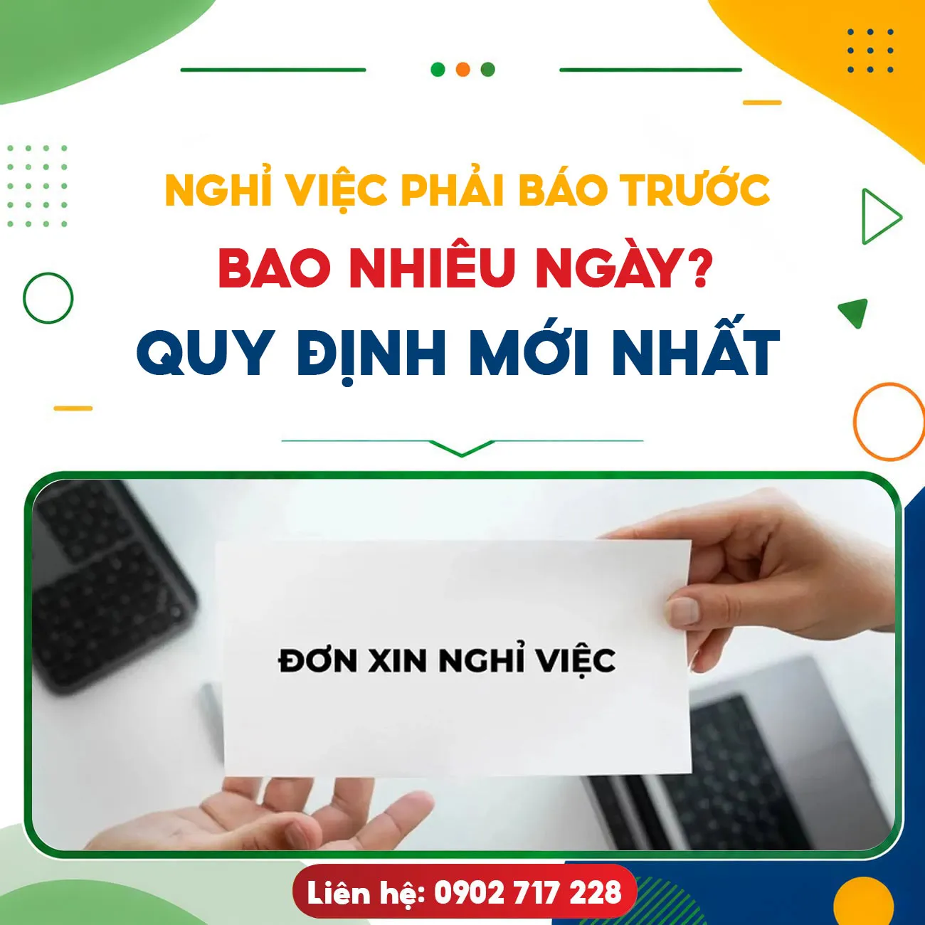 Nghỉ việc phải báo trước bao nhiêu ngày? Quy định mới nhất 2026