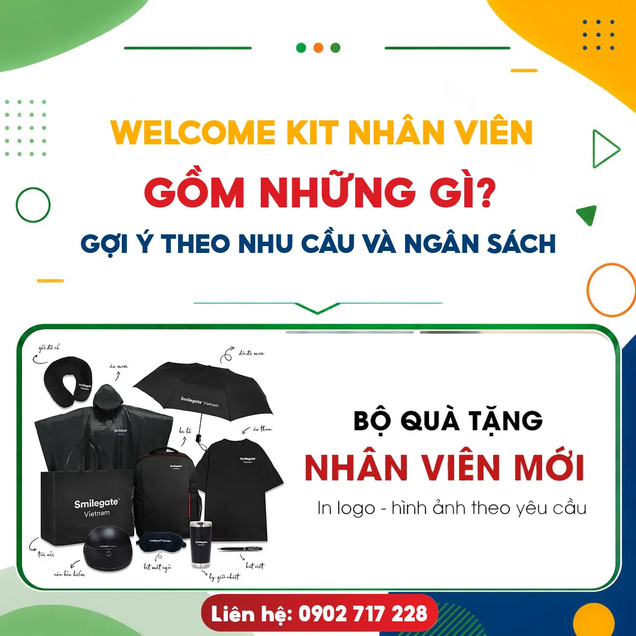 Welcome kit nhân viên gồm những gì? Gợi ý theo nhu cầu và ngân sách
